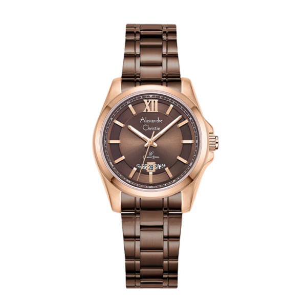 Alexandre Christie AC 8659 Rosegold Brown Lady LDBROBO